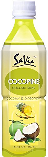 Savia - Aloe Vera Drink, Quality Aloe-Based Beverage, Made with Real Aloe Pulp & Natural, Delicious & Refreshing, Vegetarian, Gluten-Free, Fat- Free (16.9oz, 12-pack)